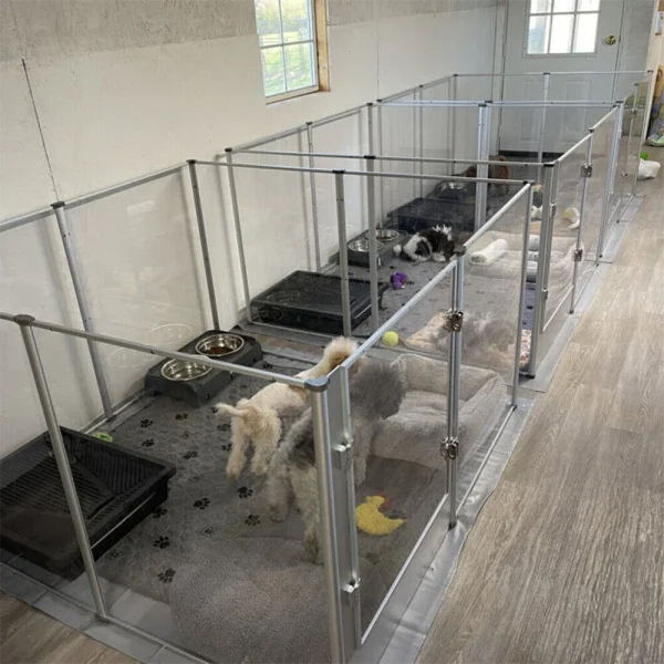 Large Acrylic Dog Playpen. Waterproof. Fertility Pad
