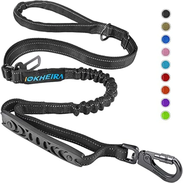 6Ft/4Ft Leash. Heavy Duty. Padded Handle. Highly Reflective. 4-in-1